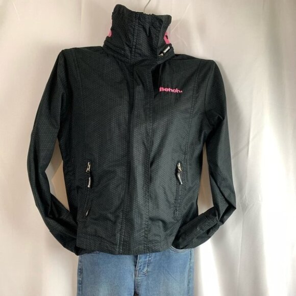 Bench BBQ Jacket Grey with Pink Stitching - Picture 2 of 8